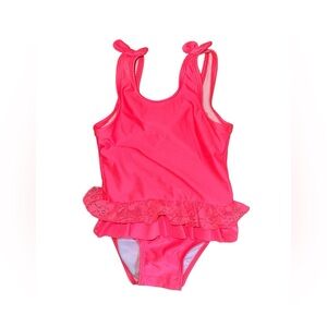 CAT & JACK | GIRLS CORAL RUFFLE ONE PIECE SWIMSUIT
